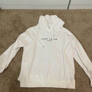 C’est La Vie Paris lightweight hoodie